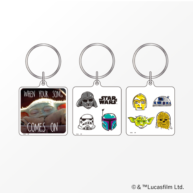 スター・ウォーズ オリジナルアクリルキーホルダー各種 各528円