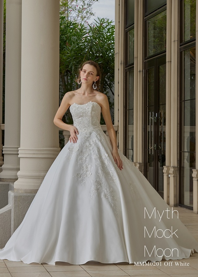 クラウディア「Myth Mock Moon(ミスモックムーン)」新作ウェディングドレス MMM0201_Off White