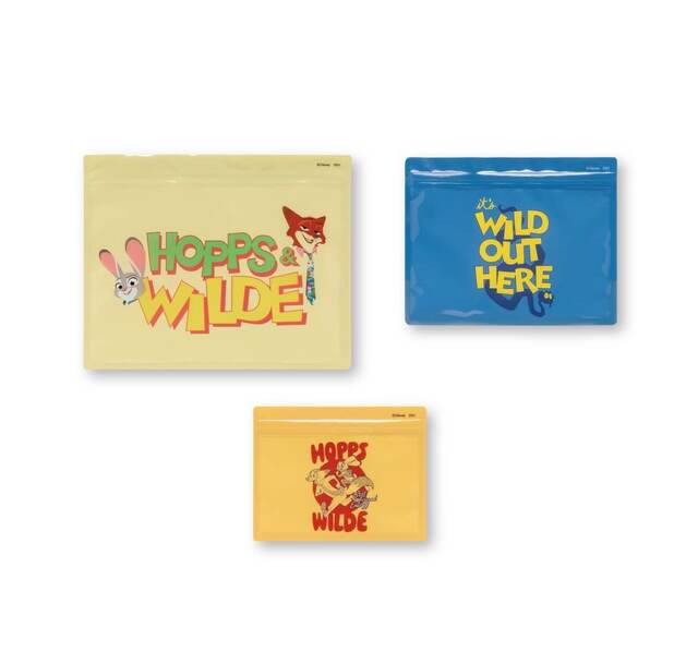 J賞：ジッパーバッグセット｜Happyくじ『ズートピア2』