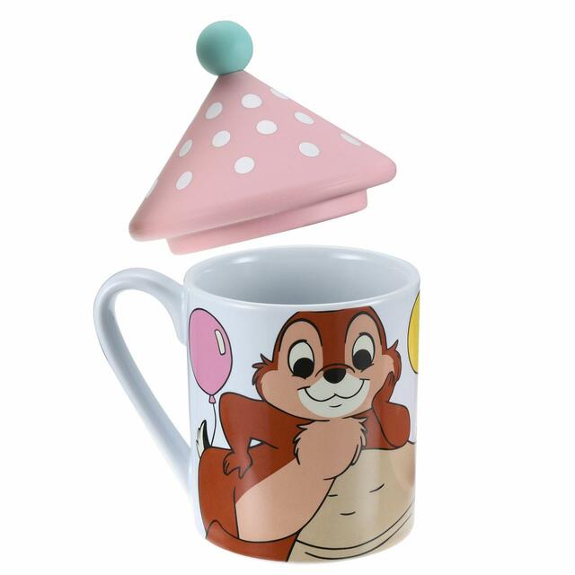 チップ＆デール マグカップ ふた付き CHIP ‘n DALE 80 years｜2,640円