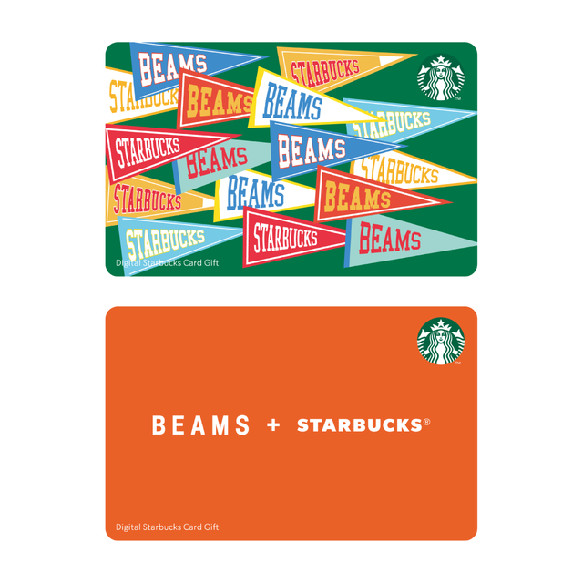 『デジタル版スターバックスカード』発行入金額：￥1,000～￥30,000（税込）カラー：Pennant Design/Logo Design