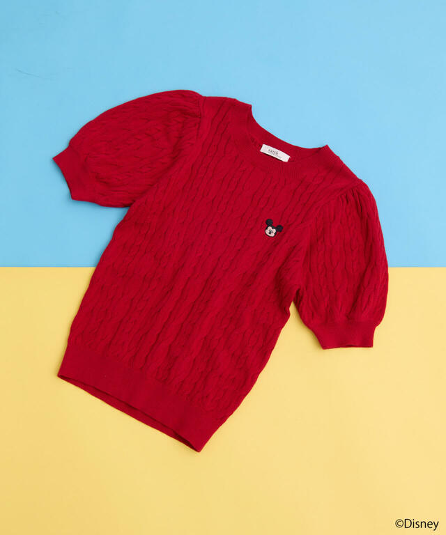 刺繍ニット 3,999円｜earth music&ecology ディズニー×松本セイジコレクション