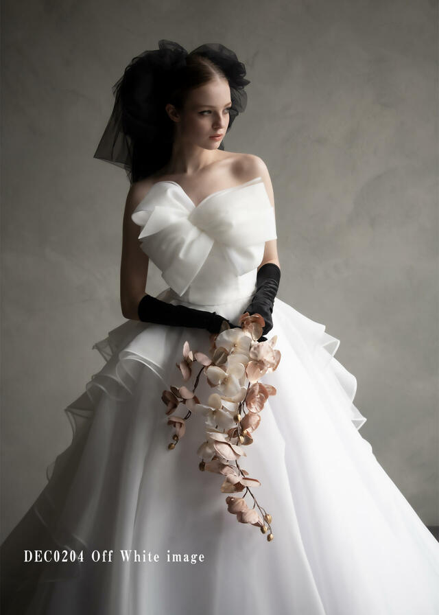 「Clef a decor-クレアデコール」新作ウェディングドレス DEC0204_Offwhite