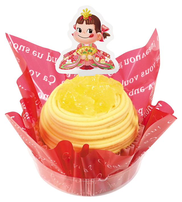 「茨城県産紅天使のモンブラン」直径70×高さ75mm／480円（税込）