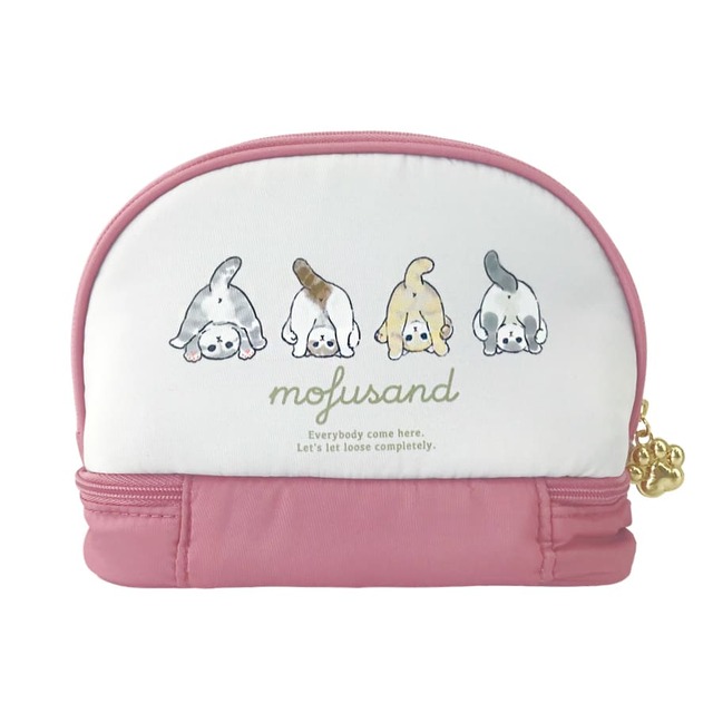 【モフサンド】2段ポーチ ゆるにゃん 背面