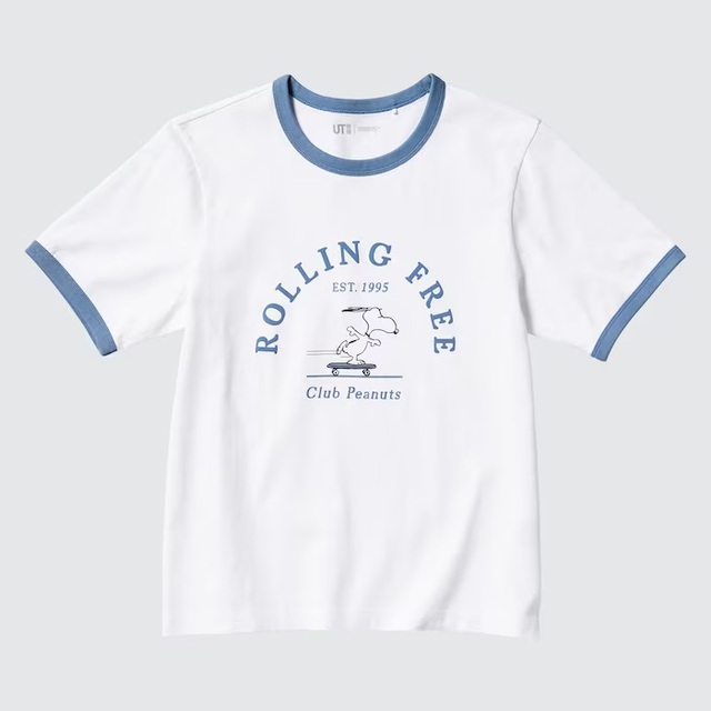 ユニクロ ピーナッツ スポーツクラブ UT（半袖・レギュラーフィット） ¥1,500