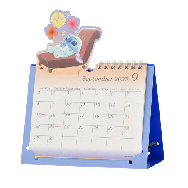 スティッチ&スクランプ 卓上カレンダー ポップアップ Calendar&Organizer 2025 2,200円
