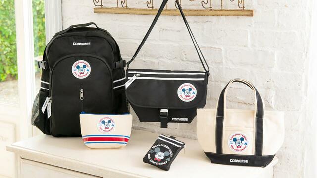 東京ディズニーリゾート40周年“ドリームゴーラウンド”「CONVERSE」プロデュースグッズ｜発売日：2023年7月10日(月)｜販売店舗：東京ディズニーランド「ギャグファクトリー/ファイブ・アンド・ダイム」、東京ディズニーシー「スチームボート・ミッキーズ」