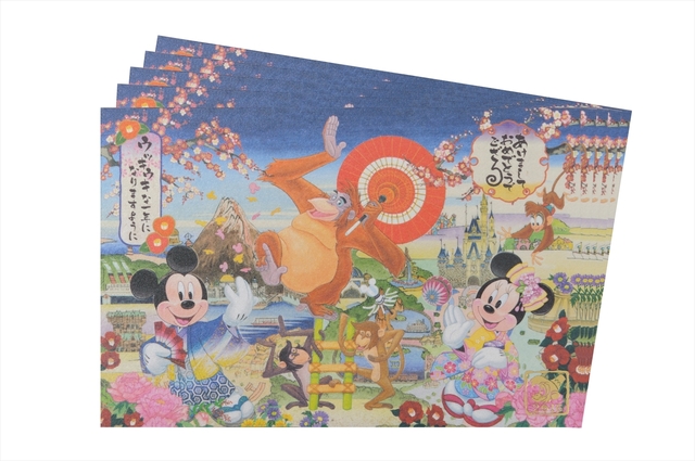 年賀状セット 550円【販売店舗】東京ディズニーランド／グランドエンポーリアム　東京ディズニーシー／エンポーリオ
