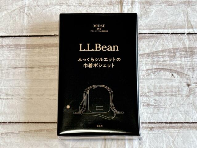 付録は「L.L.Bean(エル・エル・ビーン)ふっくらシルエットの巾着ポシェット」