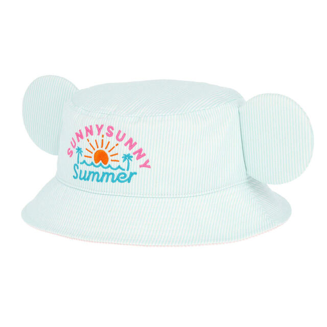 ハット 3,600円｜東京ディズニーリゾート「SUNNY SUNNY Summer」グッズ｜販売店舗：東京ディズニーランド「グランドエンポーリアム」、東京ディズニーシー「タワー・オブ・テラー・メモラビリア」｜発売日：2025年6月5日（木）