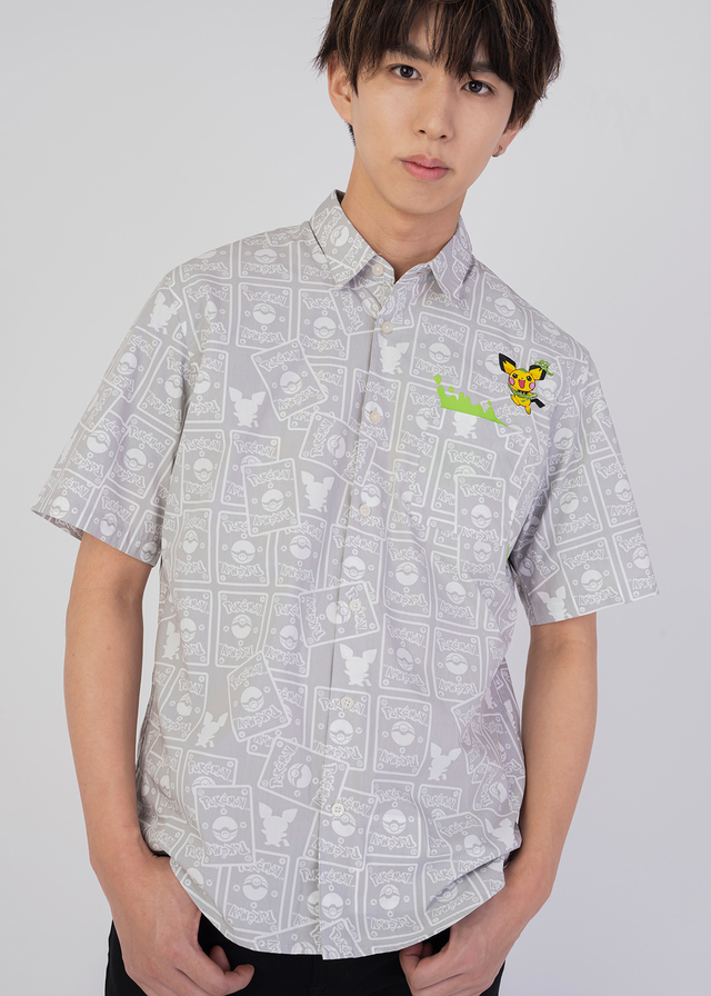 ピチュー＆ポケモンカード(P-Lab.)｜コラボ半袖シャツ ¥6,600