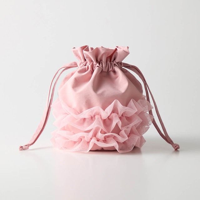 チュール巾着ポーチ「ミニー&デイジー」|¥3,490 (税込)