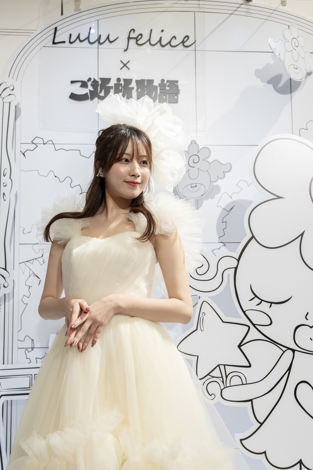 「Lulu felice×ご近所物語」新作ウェディングドレス　LU-1006_OffWhite