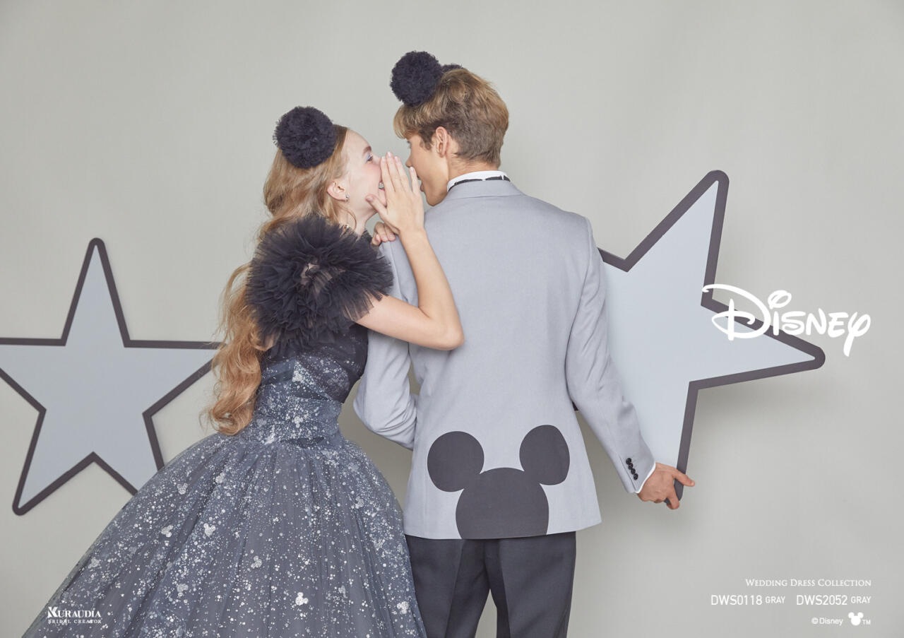 ディズニー結婚式】最旬「ミッキー＆ミニー」ウェディングドレス