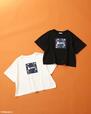 miffy/フラワープリントTシャツ  カラー：Off White/Black  価格：￥3,990【Green Parks miffyコレクション】