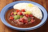 厳選カレーチェーン店／もうやんカレー　アボガドベーコントマトカレー 1400円
