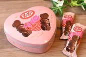 「キットカット ハートフルベアー ハート缶 7個入」