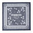 「STARBUCKS STAND by BEAMS コーヒーチェリー バンダナ(ネイビー)」<価格:2,970円(税込)>【毎日のコーヒーシーンを彩るアイテムが勢ぞろい!「STARBUCKS STAND by BEAMS」の定番コレクション『CORE Collection』に第2弾が登場!】