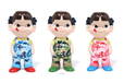 BAPE® X FUJIYAABC CAMO PEKO SOFUBI ¥16,500- (税込)【BAPE®︎ × FUJIYA ペコちゃん × BE@RBRICK】