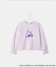 【サンリオキャラクターズ×ロペピクニック】「【KIDS】スパンコールトップス」カラー:パープル(クロミ)、サイズ:S/M/L ¥3,850