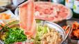 【三元豚しゃぶしゃぶ】と【韓国料理15品】食べ放題プラン
