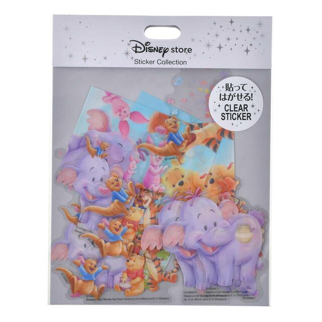 プー&フレンズ シール・ステッカー クリア 貼ってはがせる Sticker Collection Roo & Lumpy - From the Winnie-the-Pooh 700円