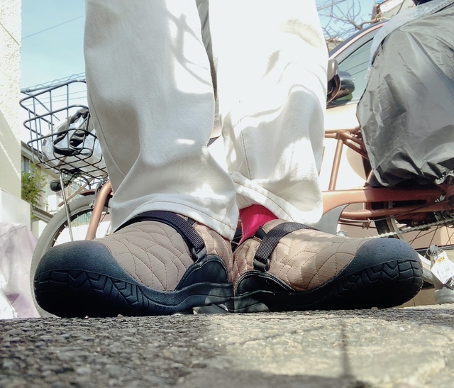 【ワークマン 防寒防炎キャンパーモック】計5時間ほど歩いても足に痛みを感じることもありませんでした!