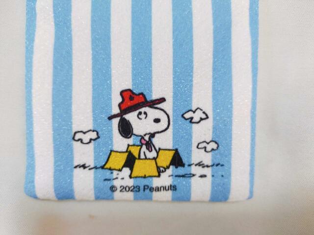 きょとんとしたスヌーピーがとってもキュート【デコホーム商品】豆巾着(ヒマワリ スヌーピー BS02)価格:499円