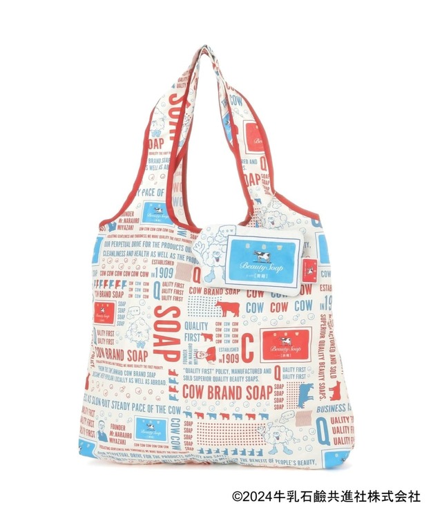 【niko and ...×牛乳石鹸】「ポーチ付きトートバッグ」¥3,300