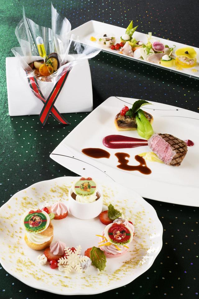 東京ディズニーランドホテル「ルームサービス」“ディズニー・クリスマス” ディナーコース ノエルブライト