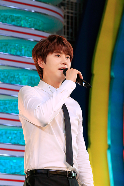 SUPER JUNIOR-K.R.Y.キュヒョン@めざましライブ