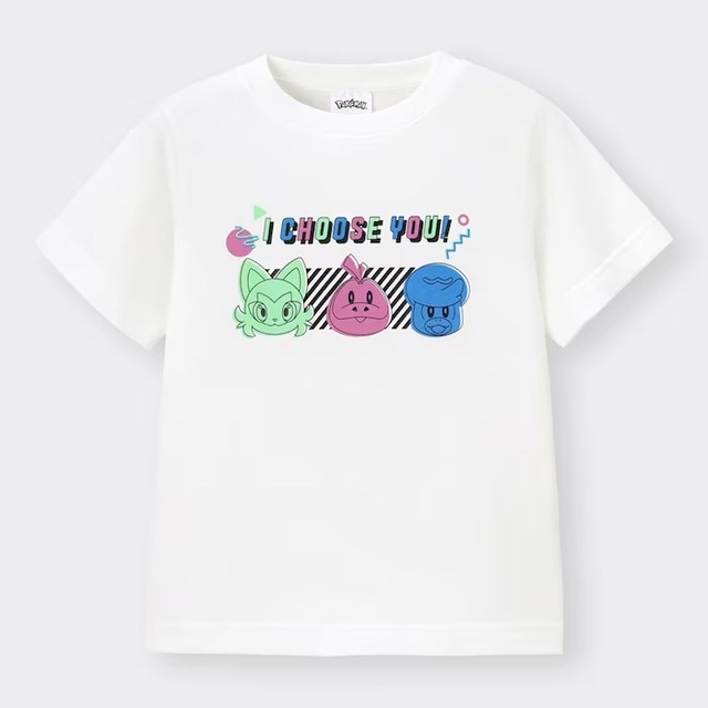 KIDS(男女兼用)グラフィックT(半袖) Pokemon ¥990