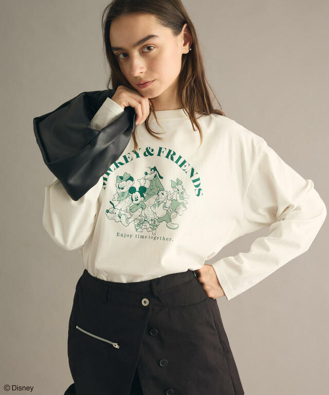 フロントプリントTシャツ ¥4,990｜CRAFT STANDARD BOUTIQUE ディズニーコレクション