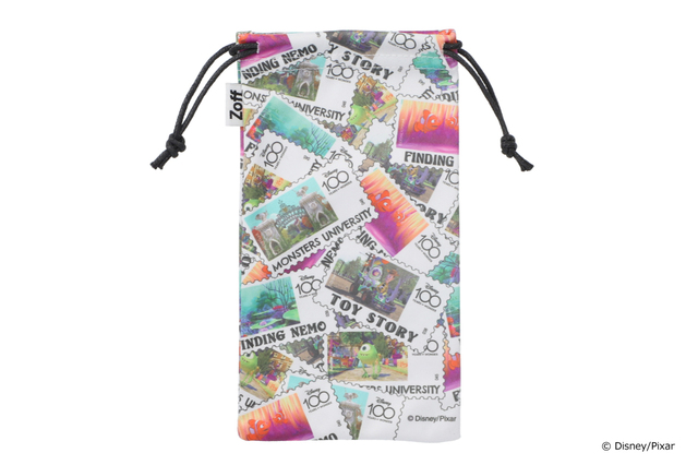 Zoff | Disney100 “Pixar” - メガネケース&巾着型メガネ拭き 1,800円