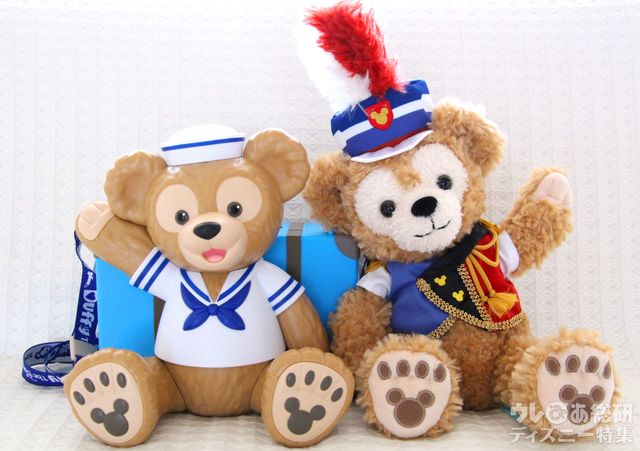 ダッフィーのポップコーンバケットの大きさ比較