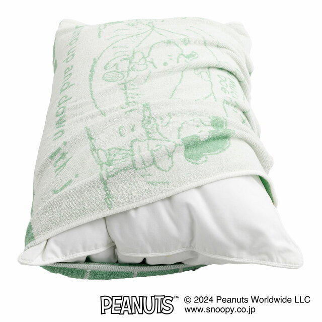 「のびのび枕カバー WJナワトビGRヌーピー」1,980円（税込）