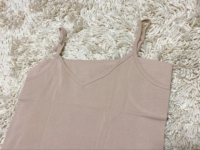【無印良品　綿でさらっと汗取りパッド付きキャミソール】税込790円