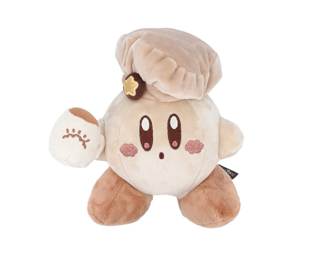 「CAFE LATTE ぬいぐるみ カービィ」＜期間：2024年11月25日発売予定＞【「カービィカフェ」にミルクやチーズを使ったHOTメニューが登場！冬限定グッズも見逃せないかわいさ♪】　　