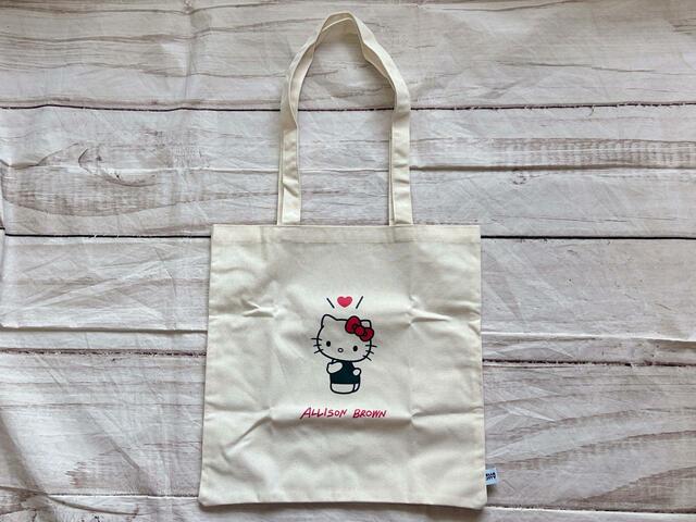 「HELLO KITTY × ALLISON BROWN KAWAIIの詰め合わせ3点セット」トートバッグ