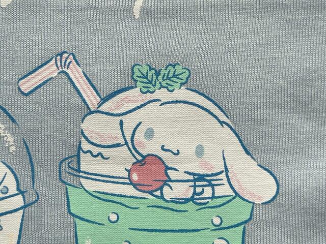 シナモンはクリームソーダにイン。さくらんぼを持っている姿がキュート！