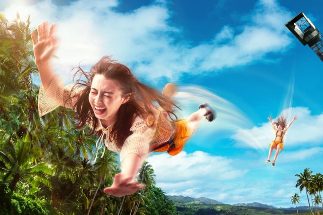 【ジャングリア沖縄】BUNGEE GLIDER バンジーグライダー