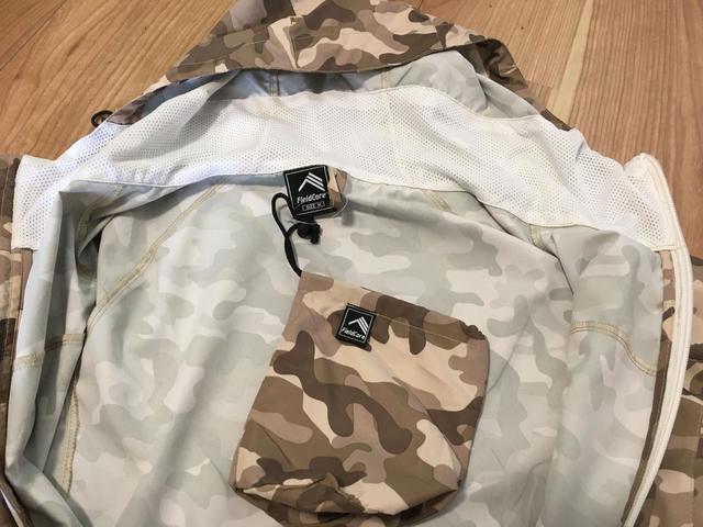 高撥水シェルジャケット