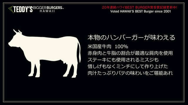 TEDDY'S BIGGER BURGERS（テディーズビガーバーガー）