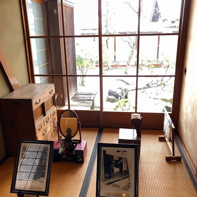 雨戸に感動@外村繁邸