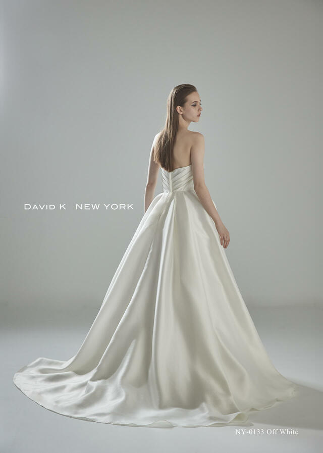 クラウディア｜「DAVID K NEW YORK（デヴィッド ケイ ニューヨーク）新作ウェディングドレス｜NY-0133_Offwhite