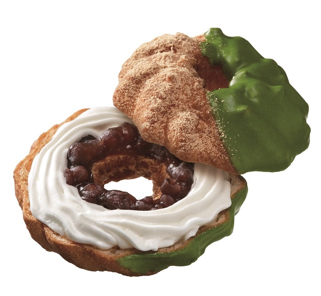 ドーナツシュー　宇治抹茶あずき（183円）