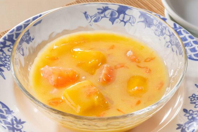 「楊枝甘露（ヨンジーガムロ） ～マンゴータピオカココナッツデザート～」＜363円（税込399円）＞【バーミヤンが「台湾展（タイワンフェア）」開催】