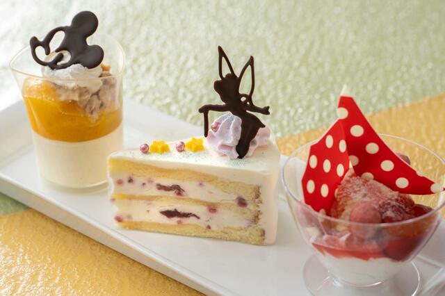 スウィーツセット 1,580円｜東京ディズニーリゾート40周年“ドリームゴーラウンド”スペシャルメニュー
