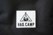 HAO.CAMPのロゴタグ